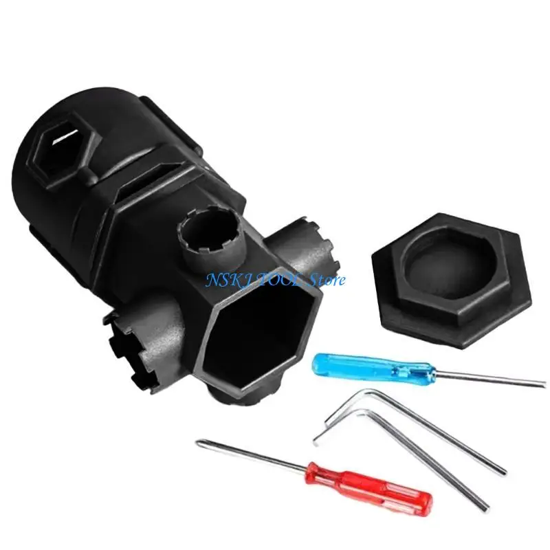 

L8RC Multipurpose Aerator Wrench Removal Repair Tool Set for Various Faucets Including Kitchen Bathroom and Basin Tap Faucet