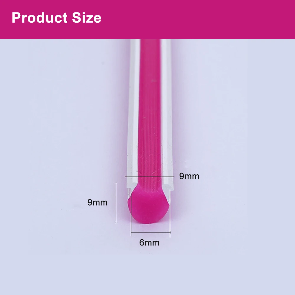 6mm 11Colors Separate Silicone Neon Strip Flexible Soft Bendable IP67 Waterproof  Outdoor For DIY Sign S Shape SMD Led Strip