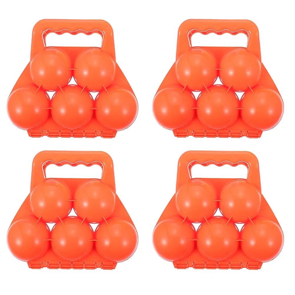 

Набор из 4 клипс для игр на снегу, песке и грязи: безопасные, прочные, удобные в использовании, для веселых семейных зимних игр и развлечений, инструмент для детских игр на снегу