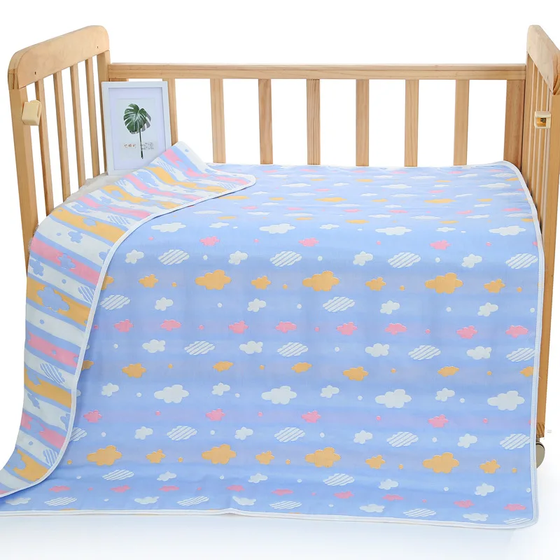 Baby Shower Towel Infant Breathable Skin-friendly Non-irritant Absorbent Bath Towel Light Portable Nap Air-conditioning Quilt