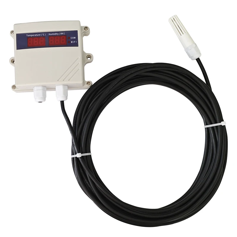 

Customizable waterproof stainless steel IP65 CO2 transmitter sensor O2 monitor 4-20mA RS485 output LCD display