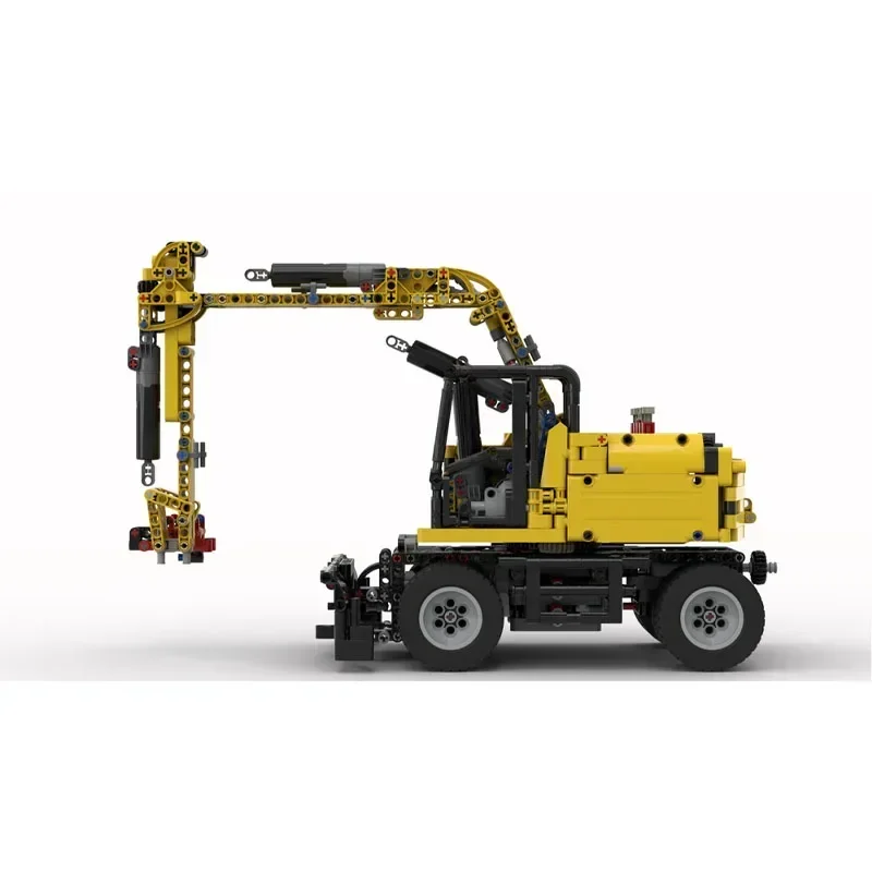 MOC- 143169   M 317 F حفارة في كتل تجميع الربط • 1525 أجزاء مكعبات البناء عيد ميلاد الأطفال لعبة المكعبات هدية