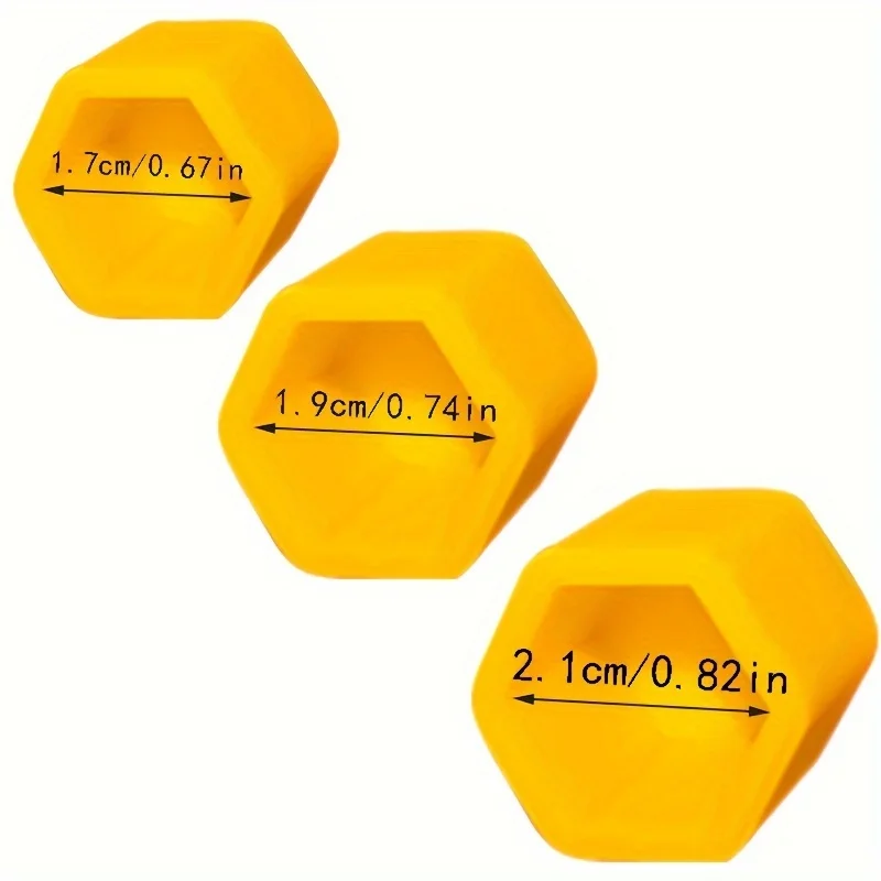 20Pcs Multicolor Silicone Tire Screw Covers Dust Rust Resistant Hub Caps For 17 19 21mm Bolts Universal Auto Wheel Nut Protector