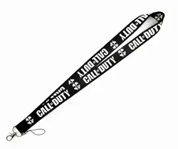 Disney CALL OF DUTY Keychain Lanyard For Keys ID Card Badge Holder Neck Straps Hanging Rope Mobile Accessories