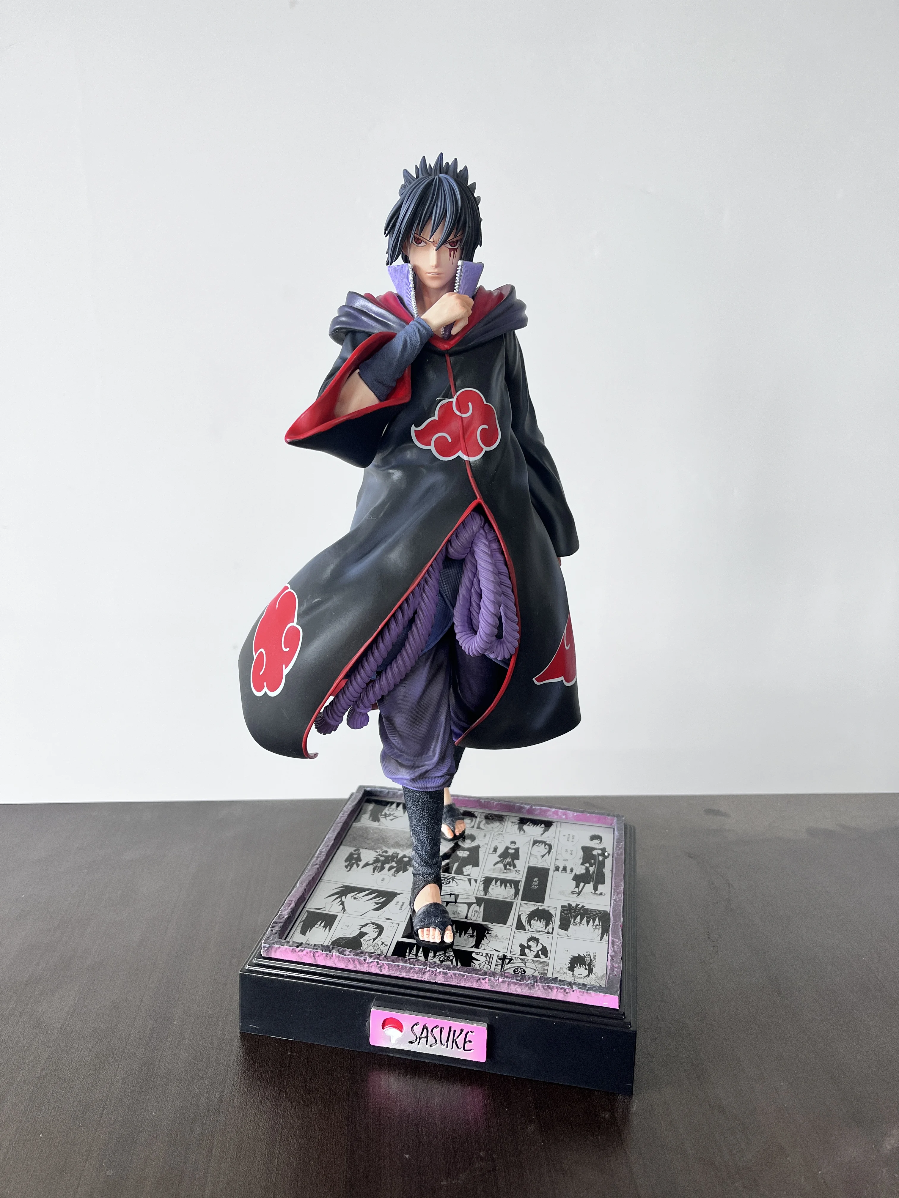 

Anime Naruto Statue 34cm Standing Posture Sasuke Uchiha Action Figure Doll Model PVC Decoration Birthday Gift GK Collect Toy