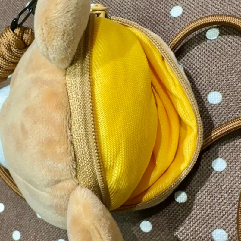 12 センチメートルリラックマランヤードぬいぐるみ小銭入れ財布漫画ビッグヘッドコリラククマ素敵なポータブル収納ジッパーバッグクリエイティブギフト