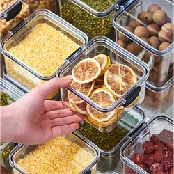Kitchen Storage Box Food Storage Container Sealed Moisture-proof Grain Storage Tank with Lid Coffee bean noodles Bottle Canister