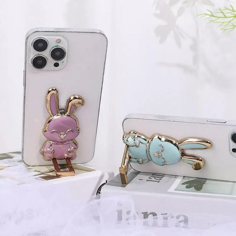 

Rabbit Bracket Foldable Bunny Phone Bracket Rabbit Holder Stand Phone Case Cute 3D Rabbit Bracket Rabbit Stand Bracket