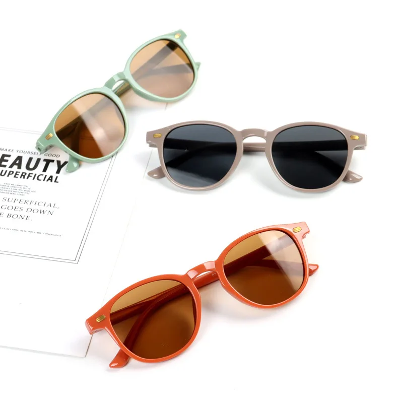 

Новые детские солнцезащитные очки для мальчиков и девочек женские солнцезащитные очки детские очки конфетных цветов UV400 Солнцезащитные очки