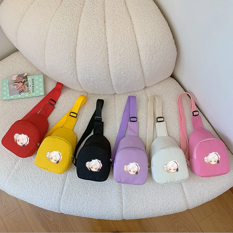 

Маленькая сумка-кроссбоди Love and Deepspace Anime Emoji - косметичка для косплея Sylus & Target, подарки на Comic Con, 13*7*17 см