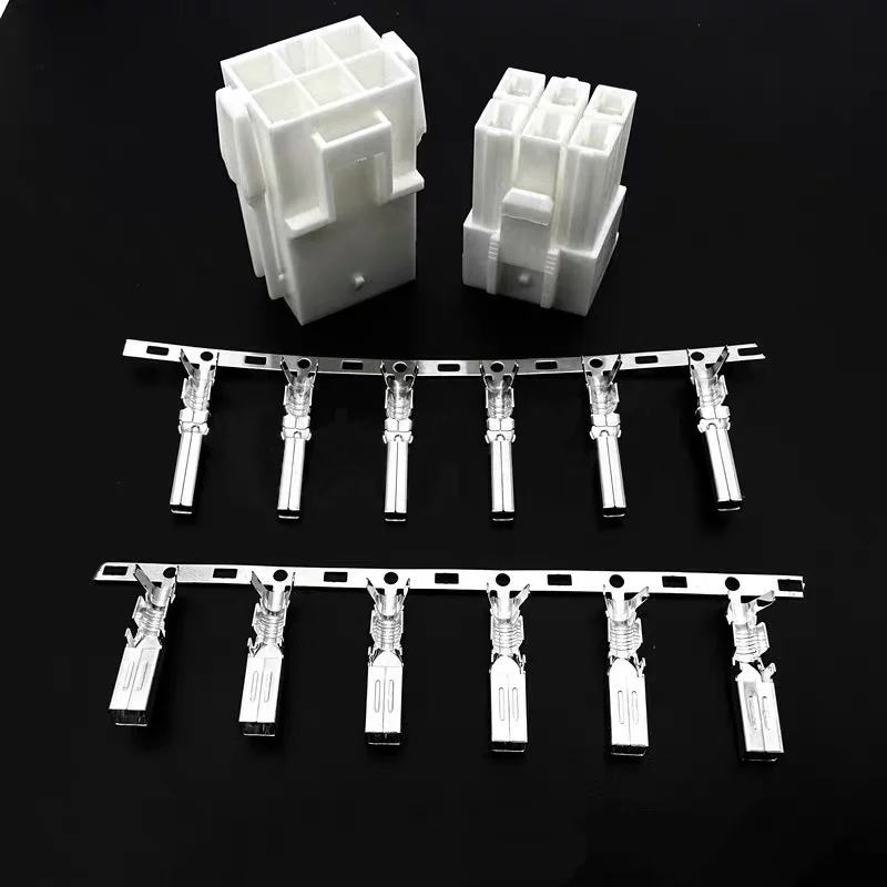 10PCS Connector VL-6.2 Plastic shell connector 2P3P4P6P plug 6.3mm pitch terminal