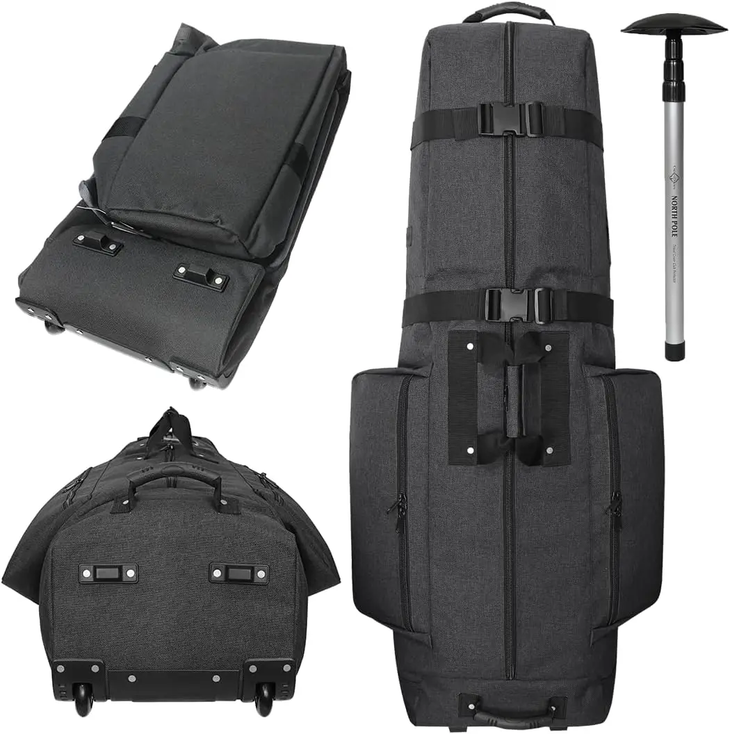 Golf Travel Bag Cover with Thick, Dense Foam Padding at the Top