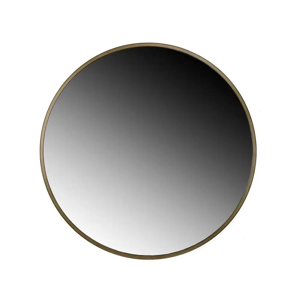 Minimalist Round Gold Mirror 30