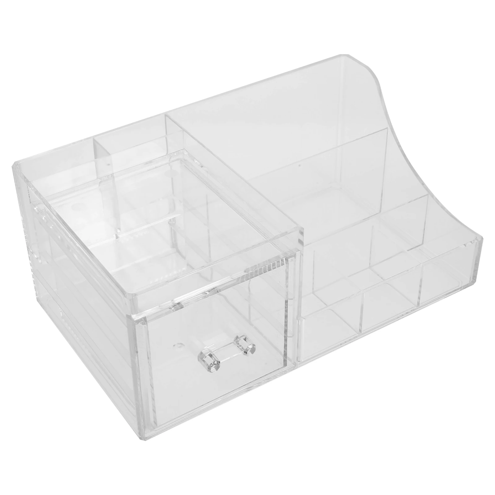 

Storage Box Transparent Drawer Organizer Holder Desk Container Brush Holder MakeupBrushesHolder