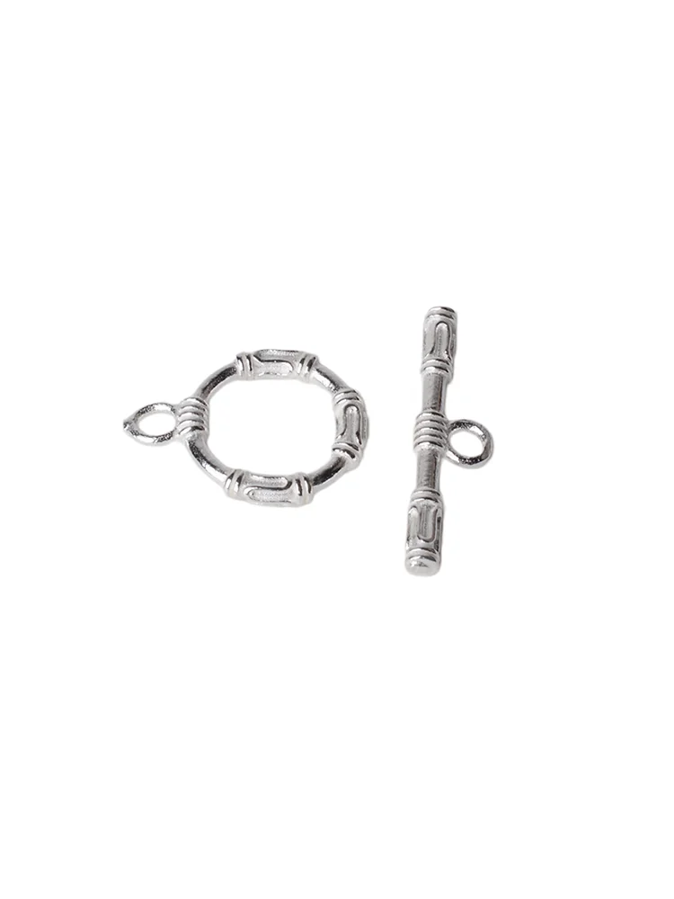 Solid 925 Sterling Silver Toggle Clasp