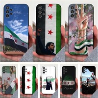 Syrian Revolution F-Flag Phone Case For Samsung S25,S24,S23,S22,S20,S21,S10,Ultra,Plus,Lite,FE,Soft Silicone Black Cover
