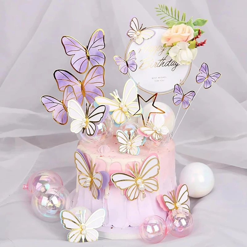 10 Stück bunte Kugel-Kuchenaufsätze, transparenter Ballon, Cupcake, DIY-Dekoration für Geburtstagsfeier, Hochzeitstag, Babyparty – Detail 3