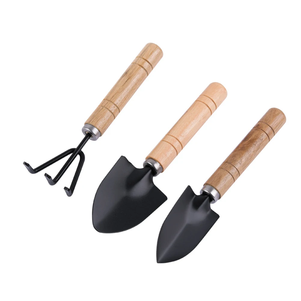 3pcs/set Mini Gardening Tools Miniature Planting Kit for Flowers Potted Plant Planting Kit Children Gardening Supplies