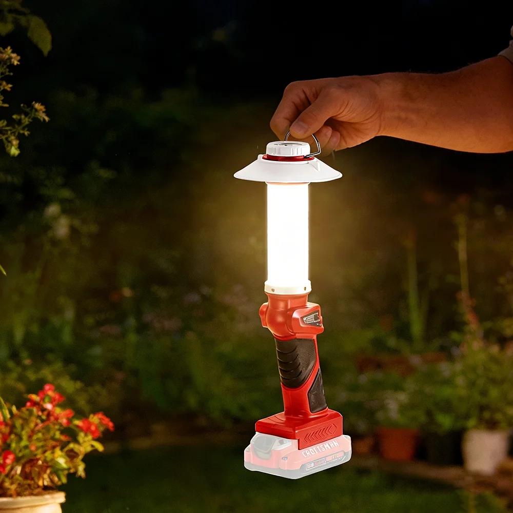800LM LED Work Light for Craftsman V20 Battery, Flashlight for Camping, Car Repairing, Emergency and Job Site Lighting(Tool Only
