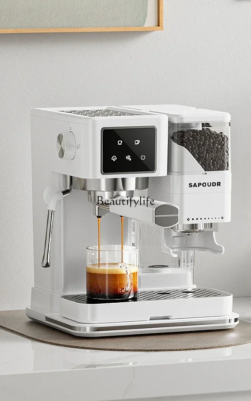 

Italian fully semi-automatic coffee machine, small household milk foam grinding integrated