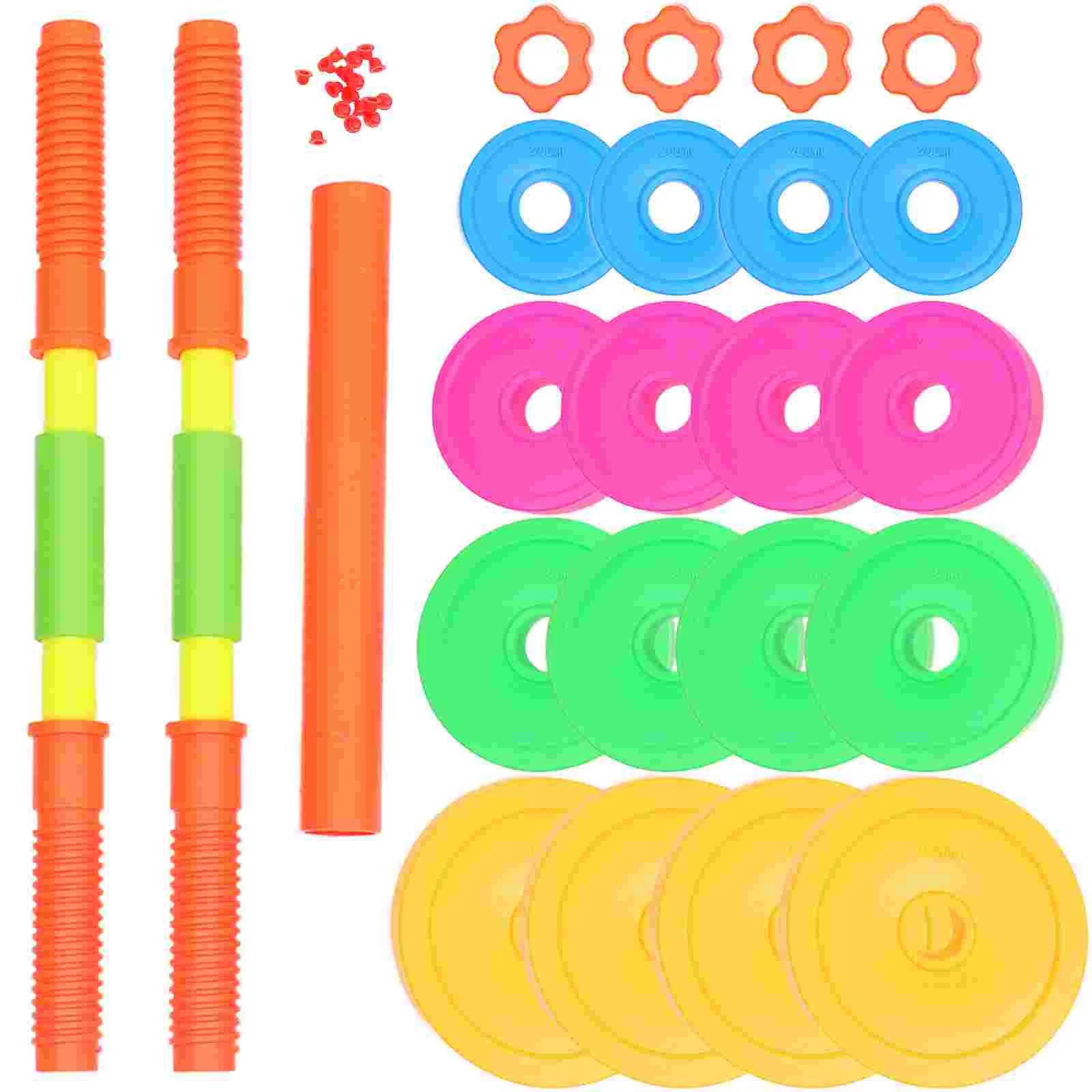 Children Barbells Small Weights Women Dumbells Exercise Tool Physical Toy Plastic Dumbbells Kids Fitness Sets