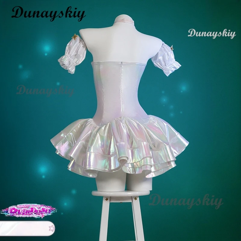 ニーディガールオーバードース KAngel コスプレ衣装ストリーマーオーバーロードロリータドレス 2 周年記念衣装女性レーザースカートリボンかつら