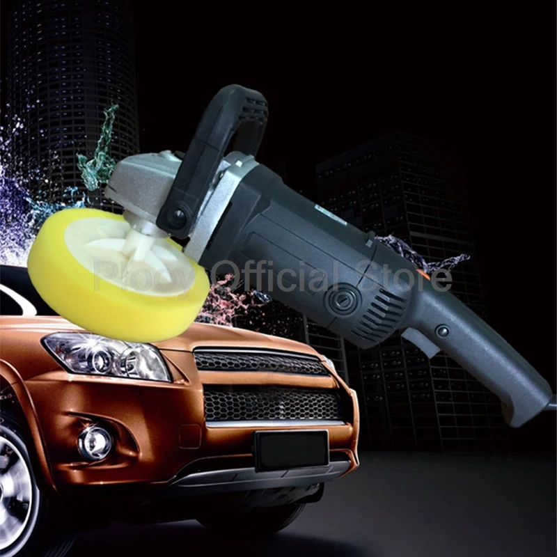 ماكينة تلميع السيارات متعددة الوظائف بقدرة 1200 وات، مدمجة 6 سرعات لأثاث السيارات والأرضيات والرخام، فعالة وسهلة الاستخدام #2