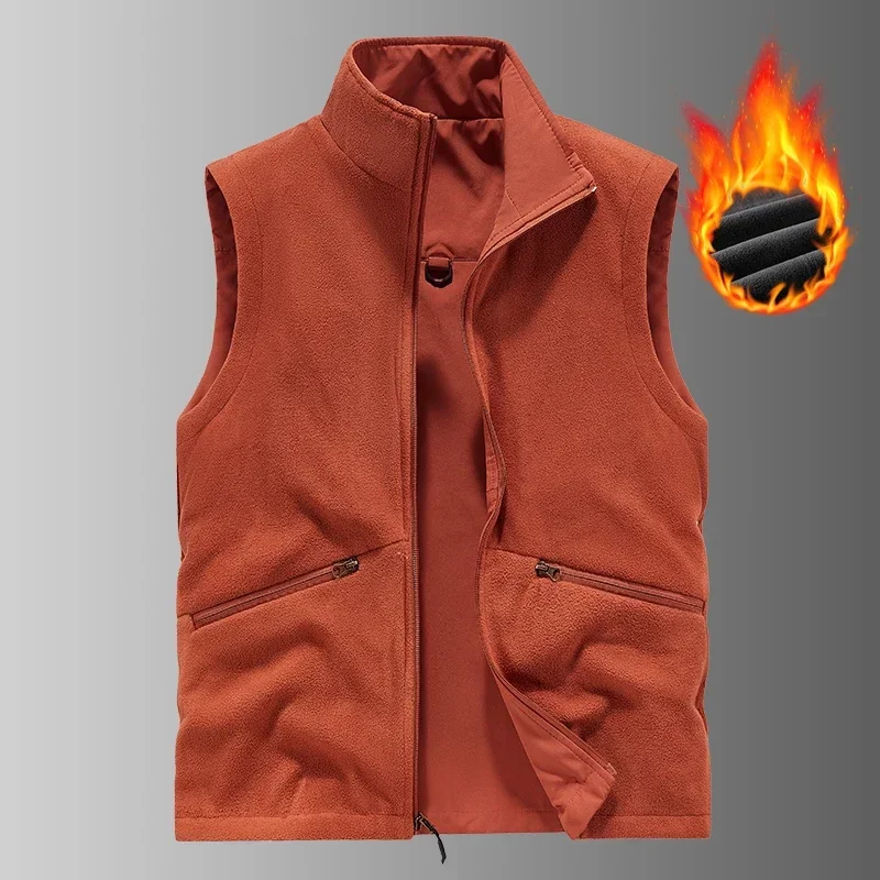 Soft Multi Functional High-quality Sports Leisure Outdoor Mountaineering Camping Windproof Breathable Fashion Warm Men's Vest