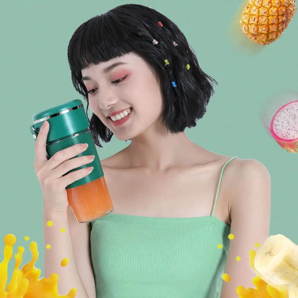 

Простая в использовании беспроводная электрическая соковыжималка с силиконовой крышкой для чашки, мини-машина для приготовления фруктового сока, перезаряжаемая соковыжималка, машина