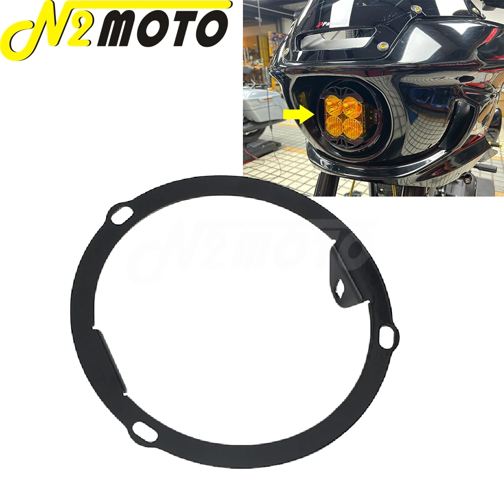 

Motorcycle Front LED Headlight Mount Bracket For Harley Softail Low Rider EI Diablo FXRST ST FXLRST 117 2022 2023 2024 2025