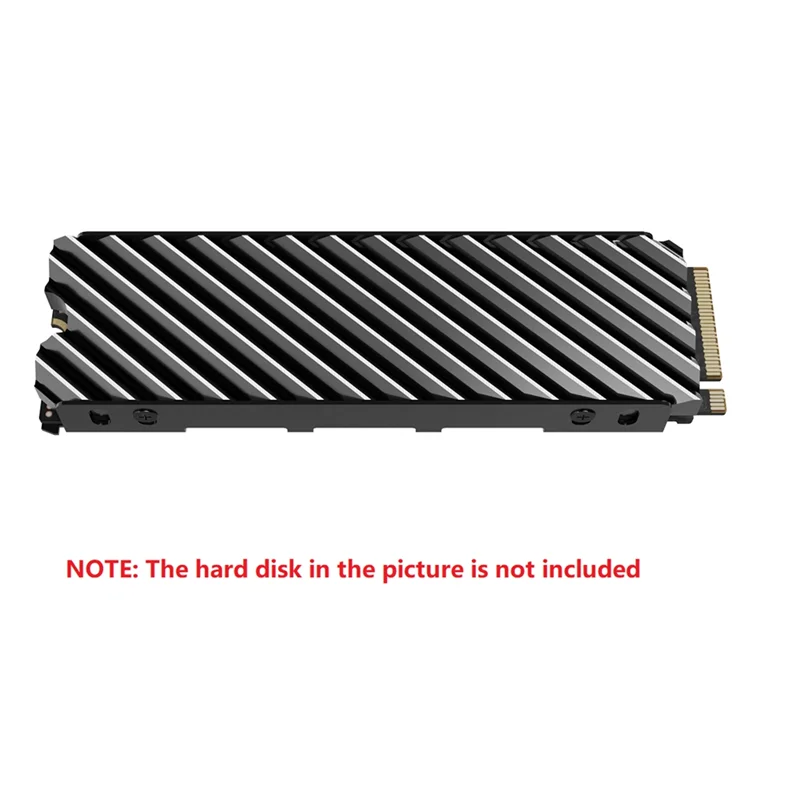 M.2 SSD Sink M2 2280 SSD Harde Schijf M.2 2280 Nvme Aluminium Heatsink Warmteafvoer Radiator-N34R