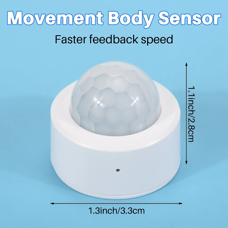 A73T Movement Body Sensor Zigbee 3.0 Tuya Mini Smart Human Motion PIR Transducer Smart Life Home Wireless Connection Light