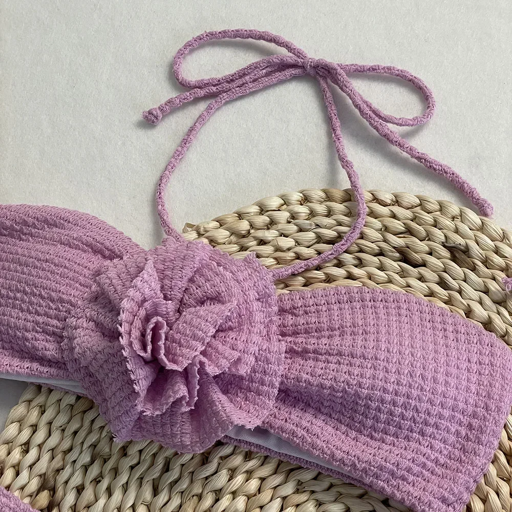 Costume da bagno estivo da donna sexy micro bikini costume da bagno da donna nuovo set bikini perizoma filo donna sexy bikini da 3 pezzi costumi da bagno