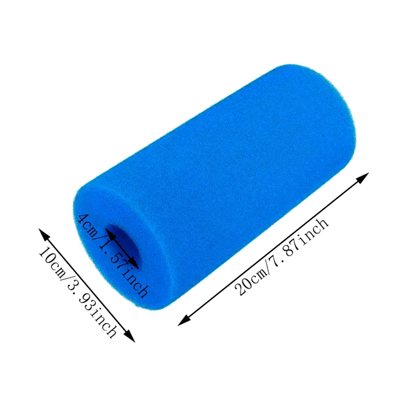 10Pcs Foam Filter Sponge for Intex Type A Reusable Washable Swimming Pool Aquarium Filter Accessories HOT