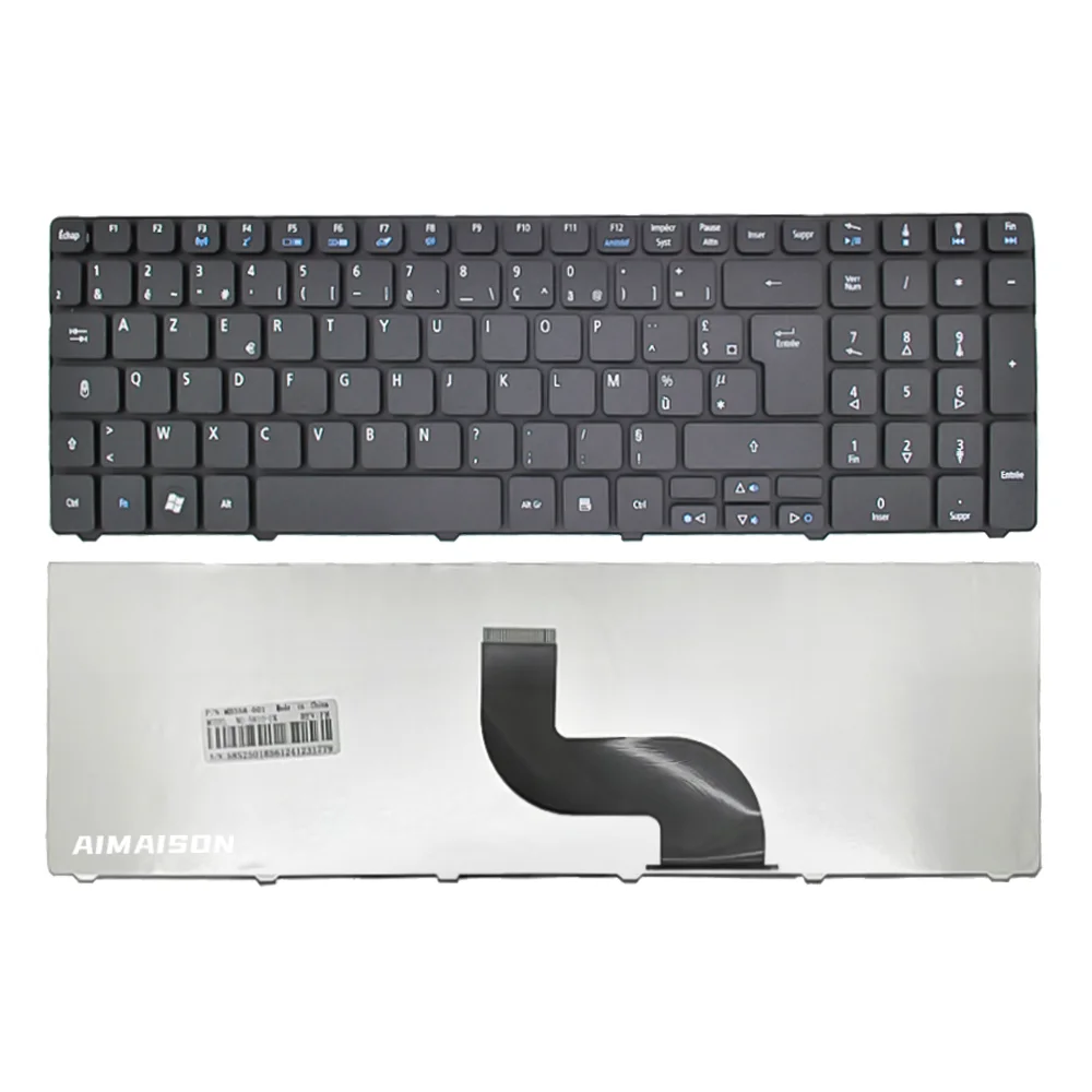 Clavier Azerty Français Compatibles Avec Acer Aspire 7735ZG 7736G 7738G 7739G 7740 7741 7745 7740G 7741ZG 7745G 7741G 7750G 7751G Sans Rétroéclairage