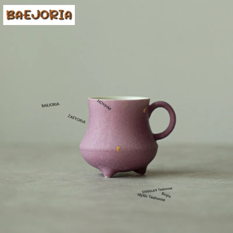 Hand-painted Hydrangea Teacup Ancient Tea Bowl Cute Cup Tea-tasting Smelling Cup Jianzhan Master Cups Household Cafes Ornaments
