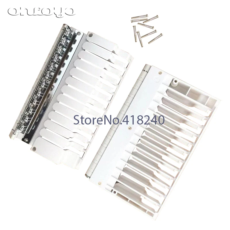 Computer Embroidery Machine Accessories For Tajima 12-pin Upper Panel With Thread Through 12 Needles Convex Panel