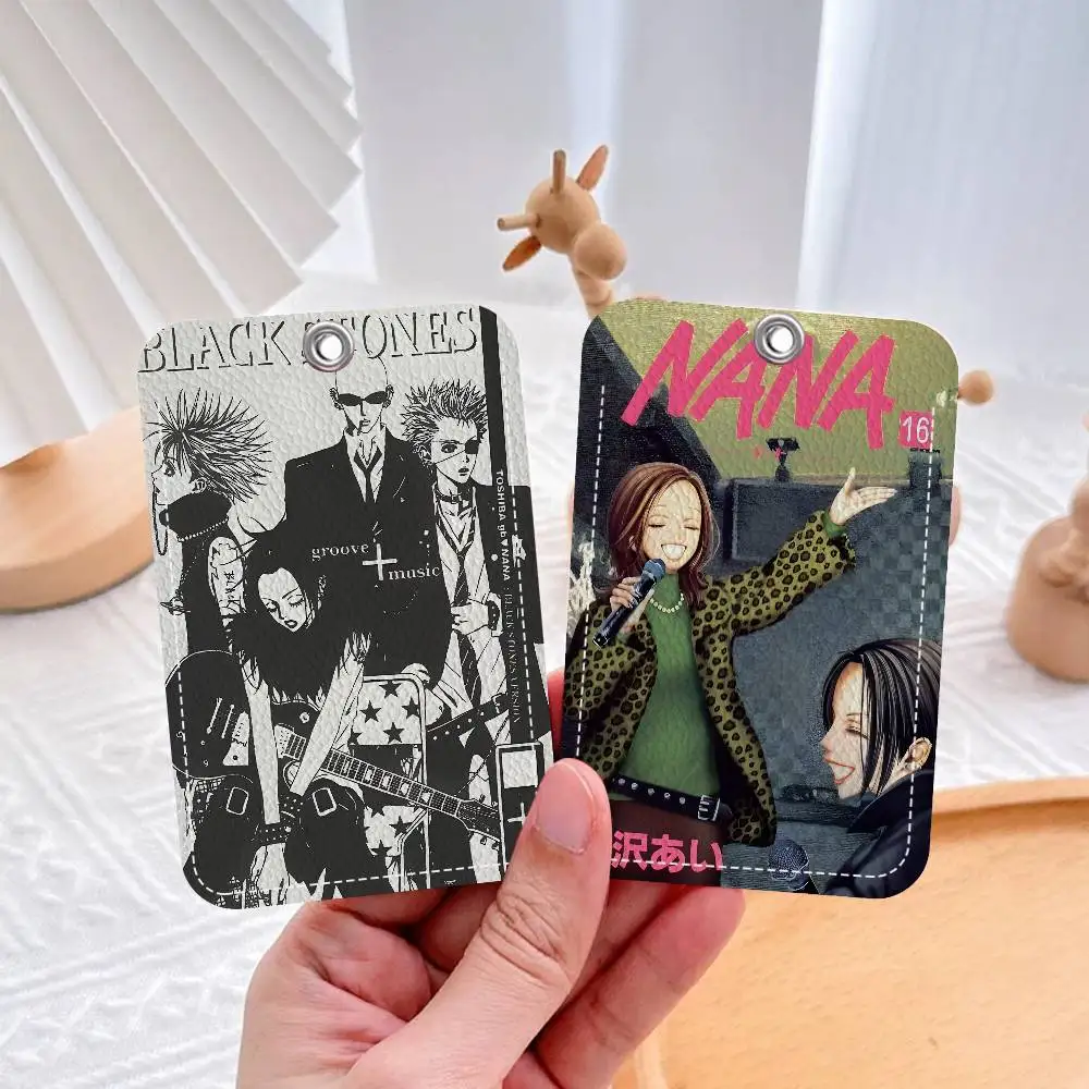 حامل بطاقات سلسلة مفاتيح مستطيلة من نانا، حامل بطاقة ائتمان شارة، حامل بطاقة هوية الطالب، غطاء بطاقات الحافلة #2