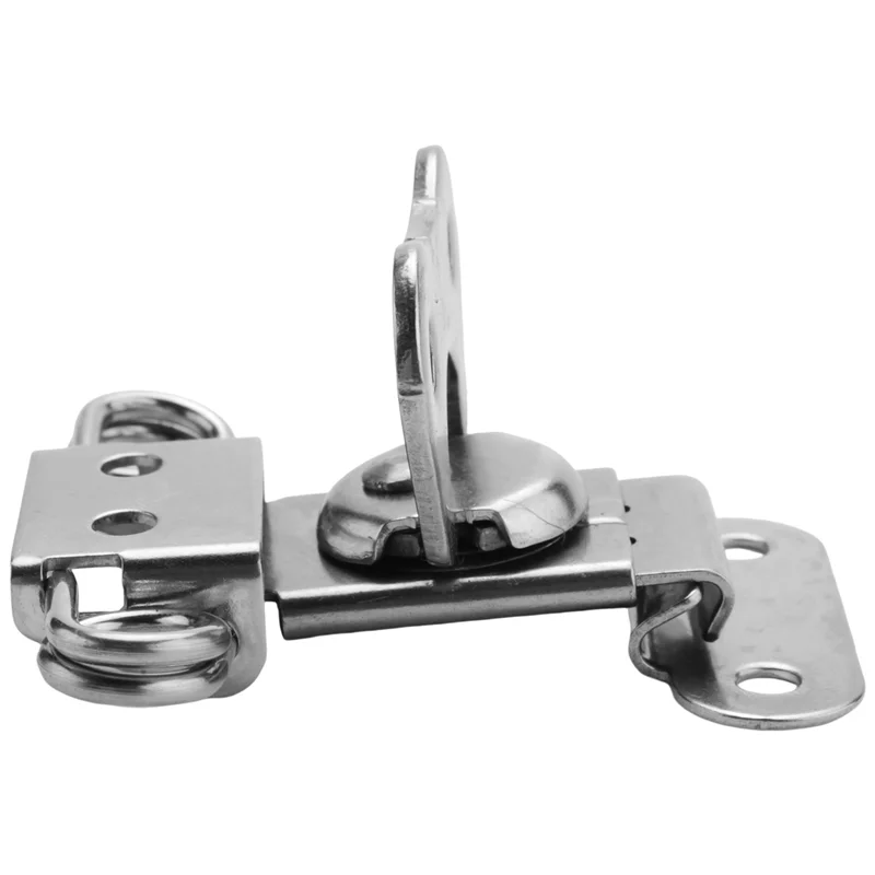 M05K 16 Pack 304 Stainless Steel Twist Latch With Keeper And Spring Butterfly Draw Latch For Case Box