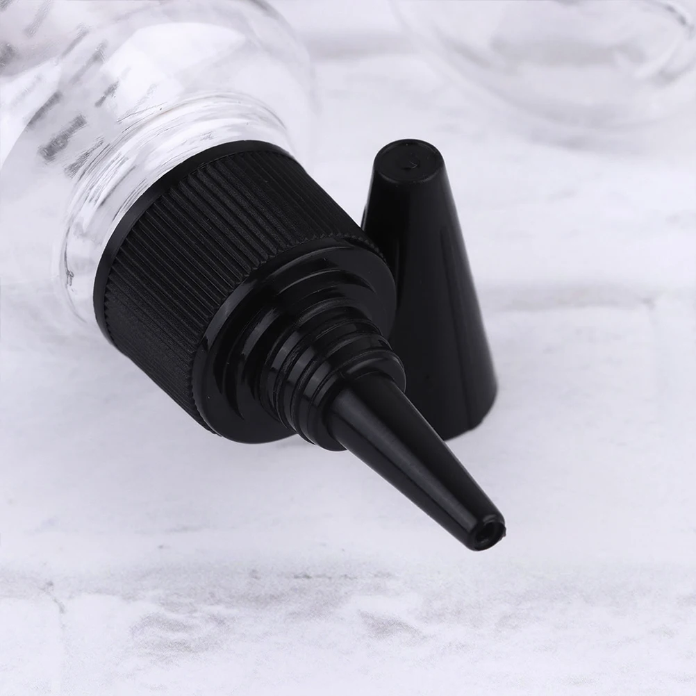 

15 Pcs Extruded Transparent Bottle Squeezable Tip Dropper Bottles Squeeze for Liquids Small Empty Makeup Container Travel
