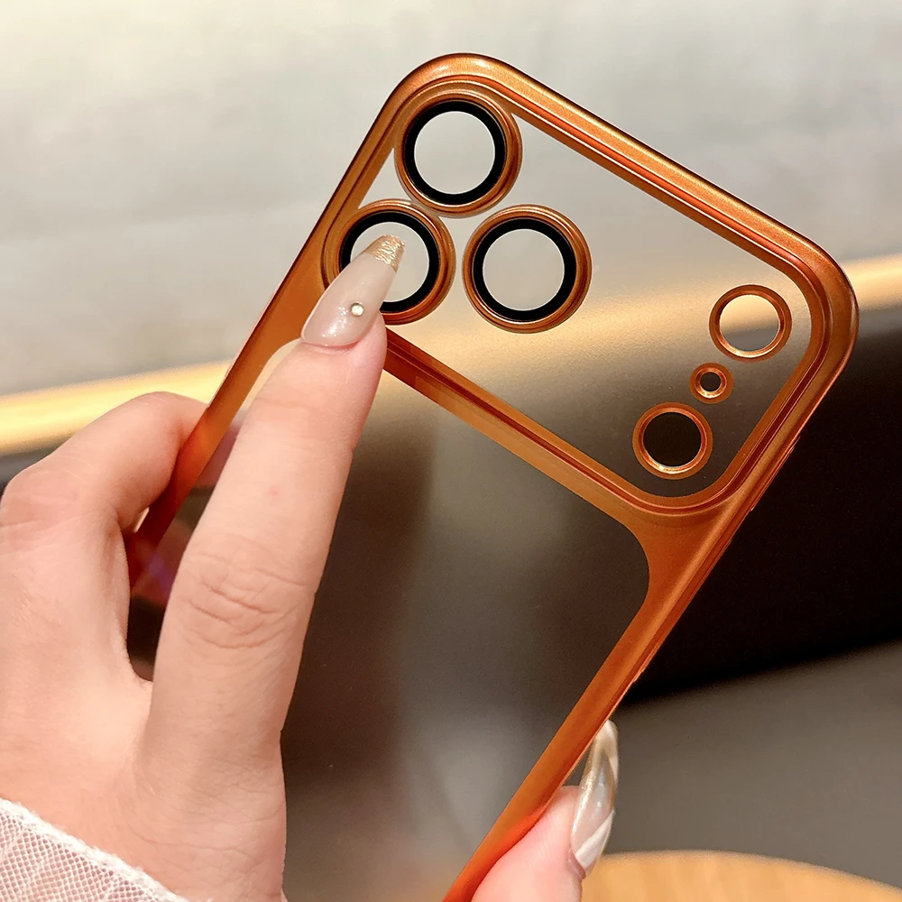 Coque IPhone Translucide Mate Effet Givré - Compatible IPhone 11 à 16 Pro Max - Résistante à L'eau - Neuf