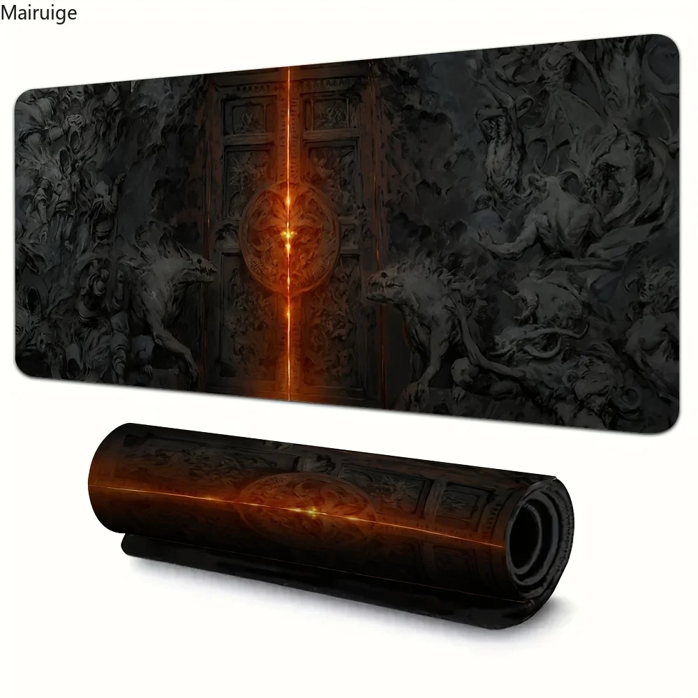 

Темный готический дизайн коврик для мыши большой компьютерный офисный игровой настольный коврик резиновый противоскользящий игровой коврик для клавиатуры коврик для мыши длинный настольный коврик