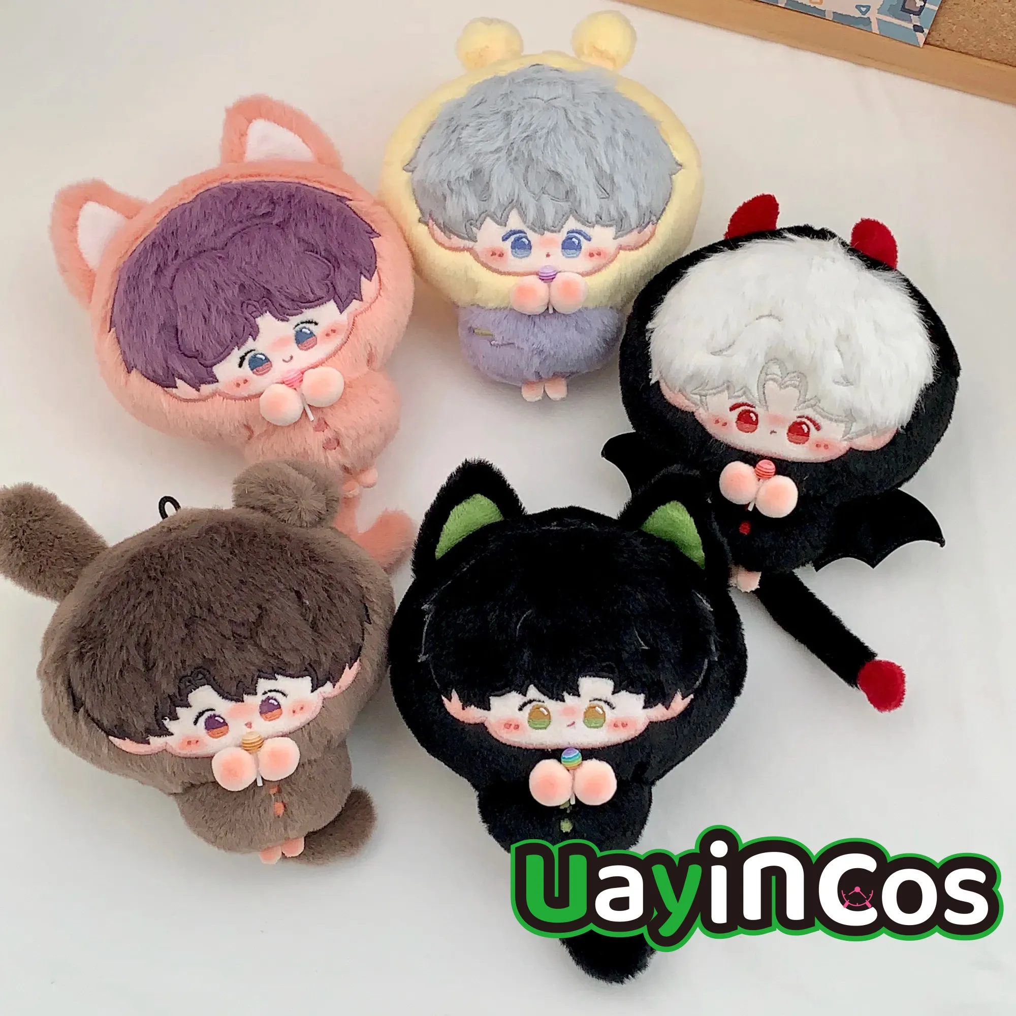 

10 см Love and Deepspace Sylus Rafayel Zayne, мягкие плюшевые куклы, одежда на день рождения, аниме, игра, брелок, сумка, игрушка для детей, Хэллоуин