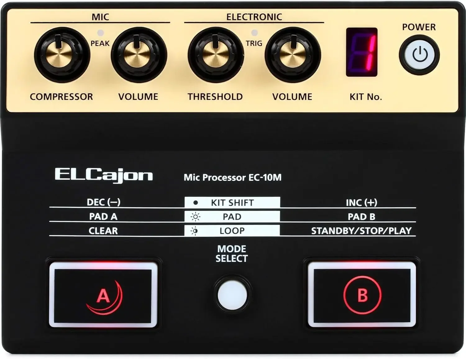 EC-10M Mic Processor for the EC-10 ELCajon,Black