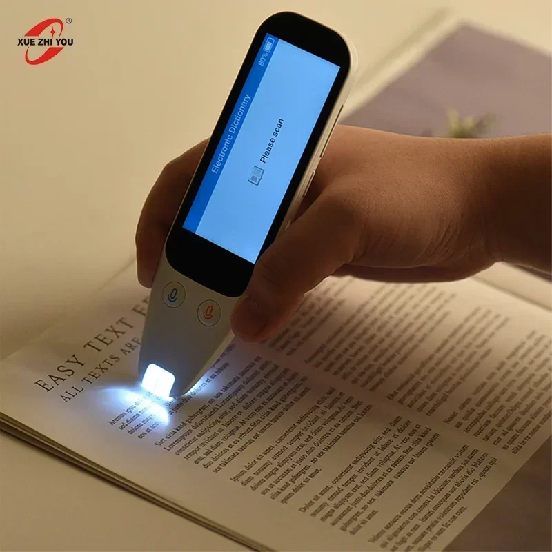 Novo chinês inglês tradução novidade brinquedos crianças 2024 dispositivo de tradução de digitalização productos y novedades eletrônico transla