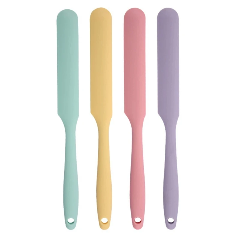 F92B Silicona Spatula Resistente calor Flexible Flexible pieza Spatulas crema larga pieza