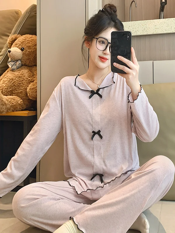 Modal Summer Sleepwear Maternity Nightgown Breathable Sweat Absorbent Thin Chest Pad Postpartum Pregnancy July 8 Home Clothes
