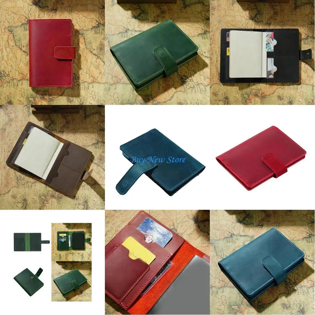

20CE Holder Cover Wallet Travel Essential Blocking Leather Card Case International Travel Accessories for Women Men