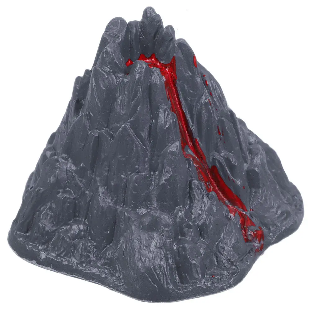 Miniature Simulated Volcano Plastic Decoration Portable Garden Fish Tank Aquarium Volcano Rock Landscape Ornament