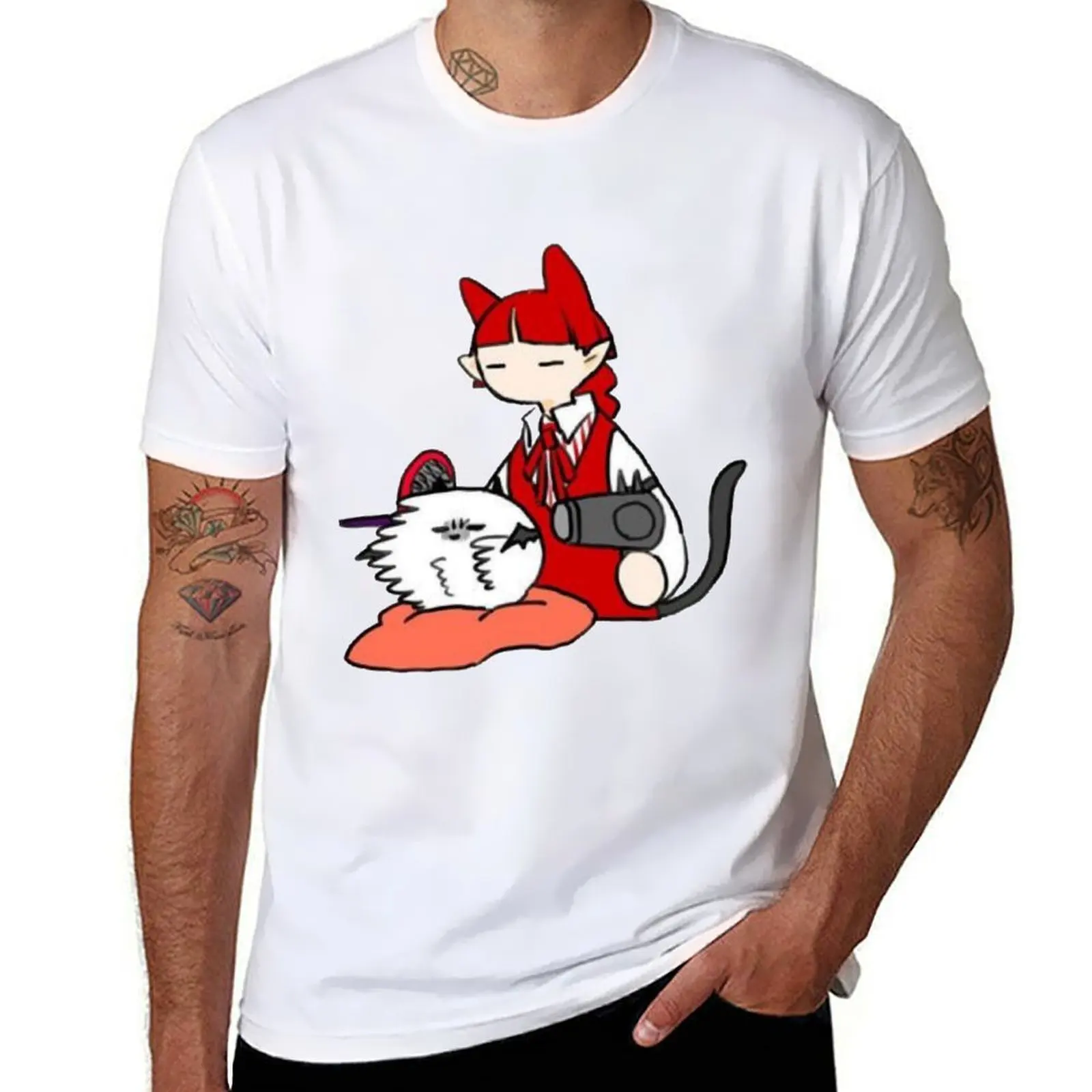 

Eggie and Opera Chibi (Welcome to Demon School Iruma) T-Shirt All Weather Casual Short Sleeve